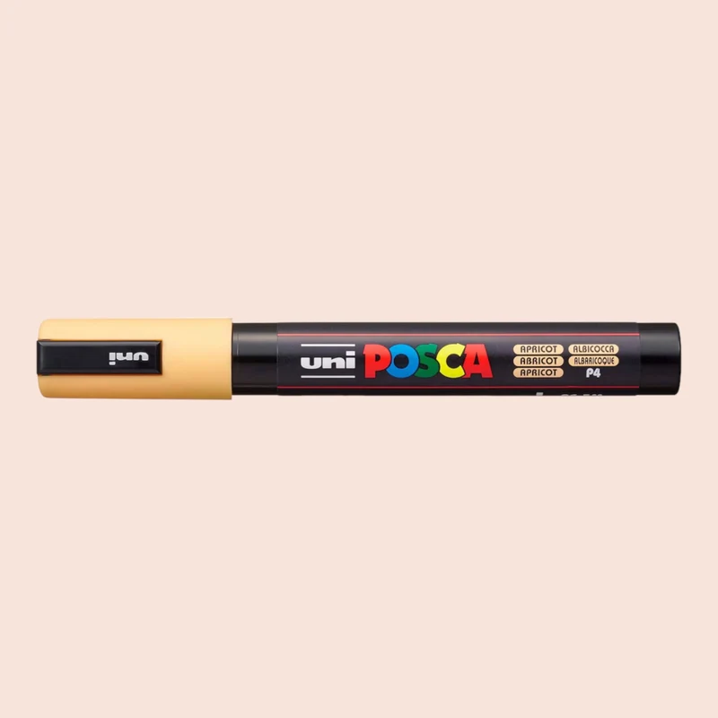 Uni Posca PC-5M Acrylmarker 1.8-2.5mm Orange 4