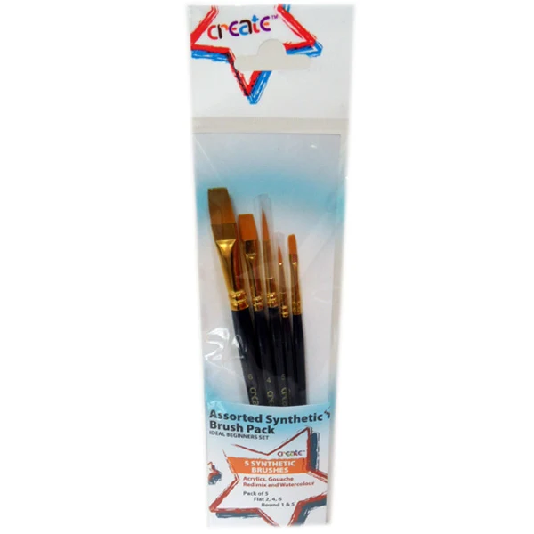Create - 5 Synthetic Brush Set