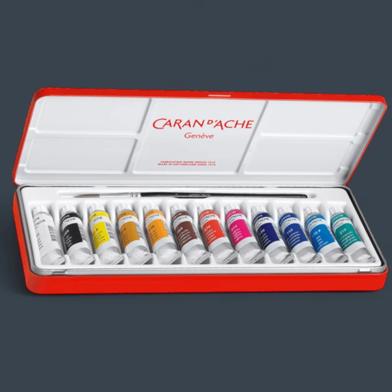 Caran d’Ache Gouache Studio – 12 Farbtuben