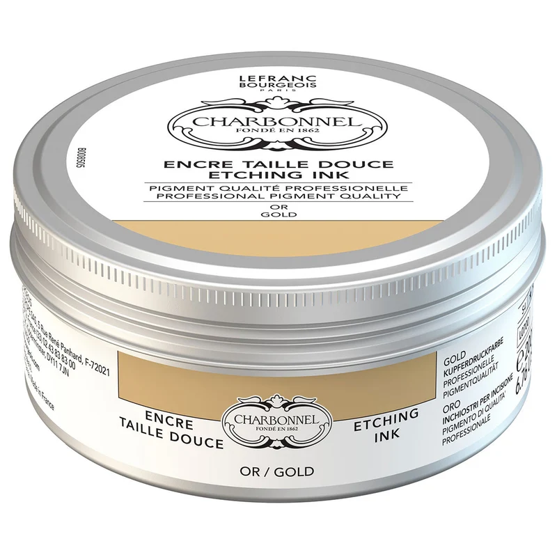Charbonnel - Etching Ink - 200ml Gold (S4)