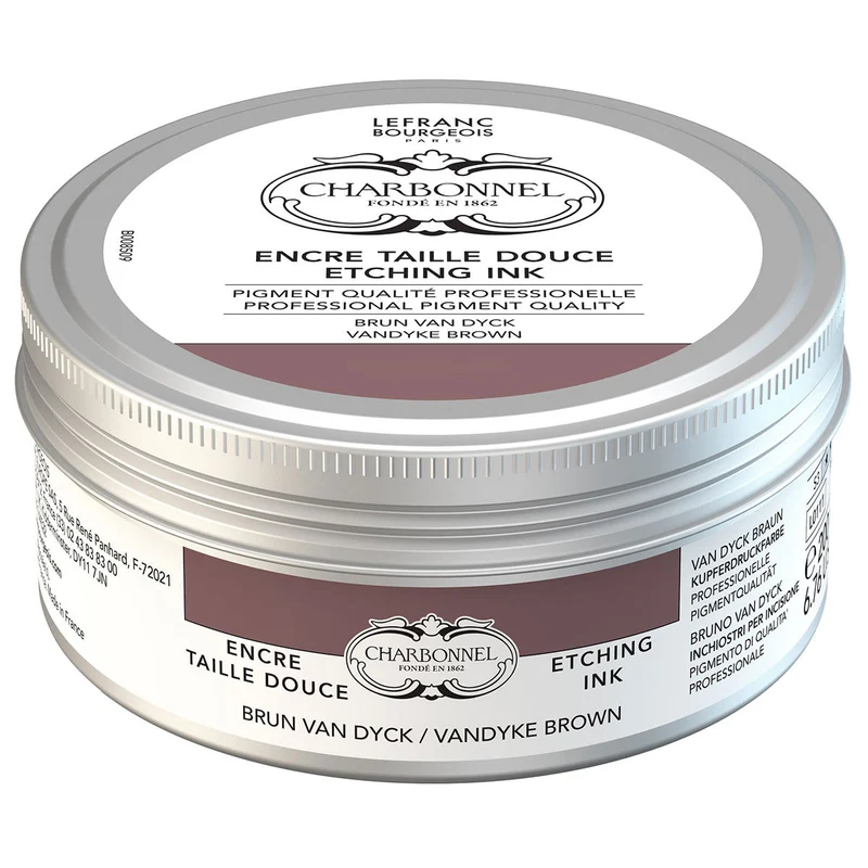 Charbonnel - Etching Ink - 200ml Vandyke Brown (S3)