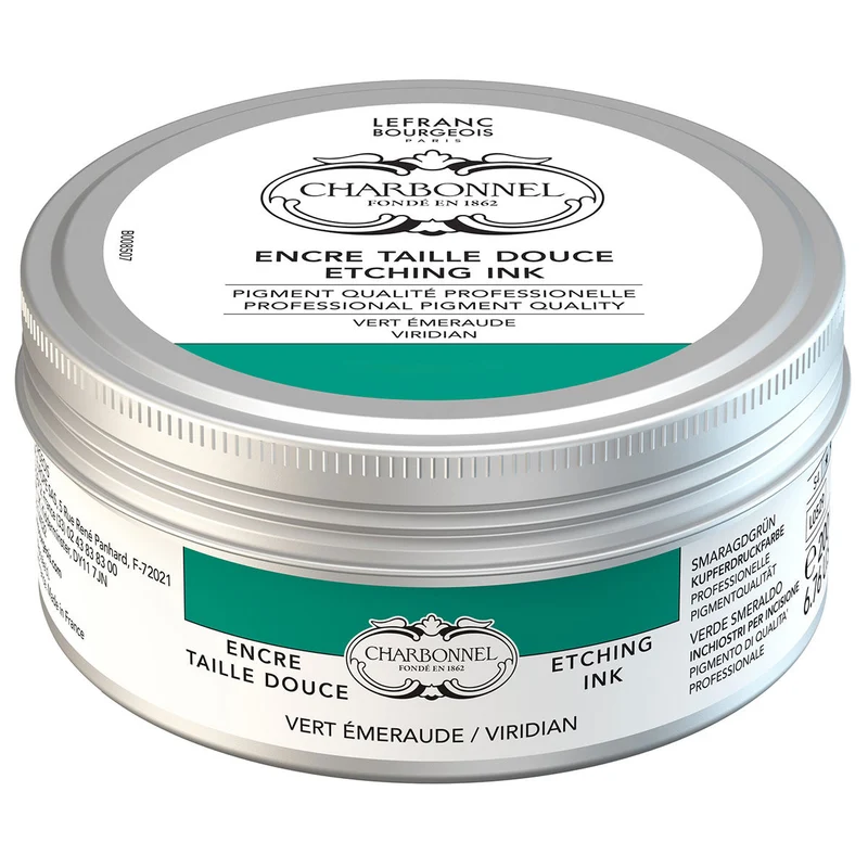 Charbonnel - Etching Ink - 200ml Emerald Green (S4)