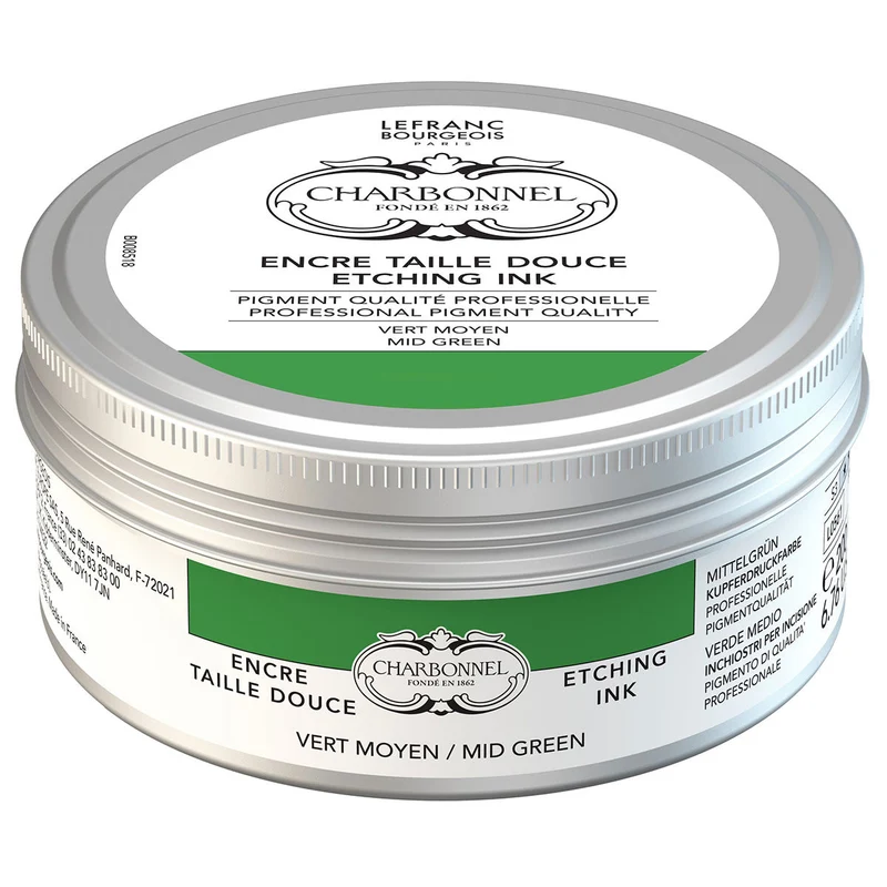 Charbonnel - Etching Ink - 200ml Medium Green (S3)