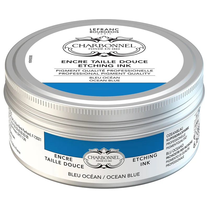 Charbonnel - Etching Ink - 200ml Ocean Blue (S4)