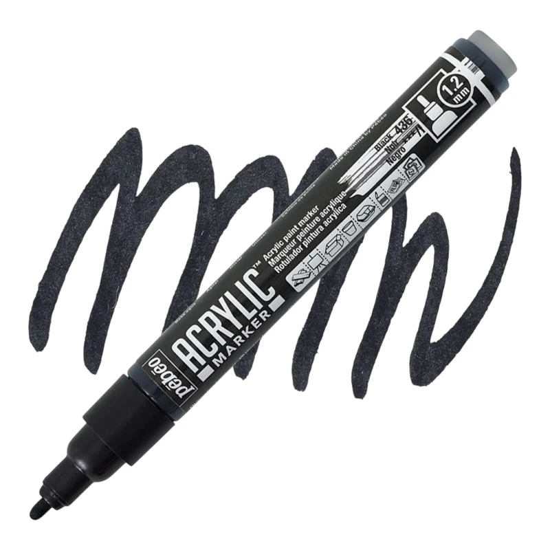 Pébéo Acrylic Marker - Noir 36