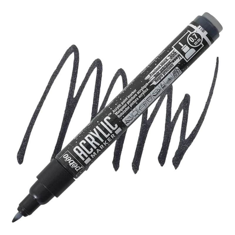 Pébéo Acrylic Marker – Precious Black 55