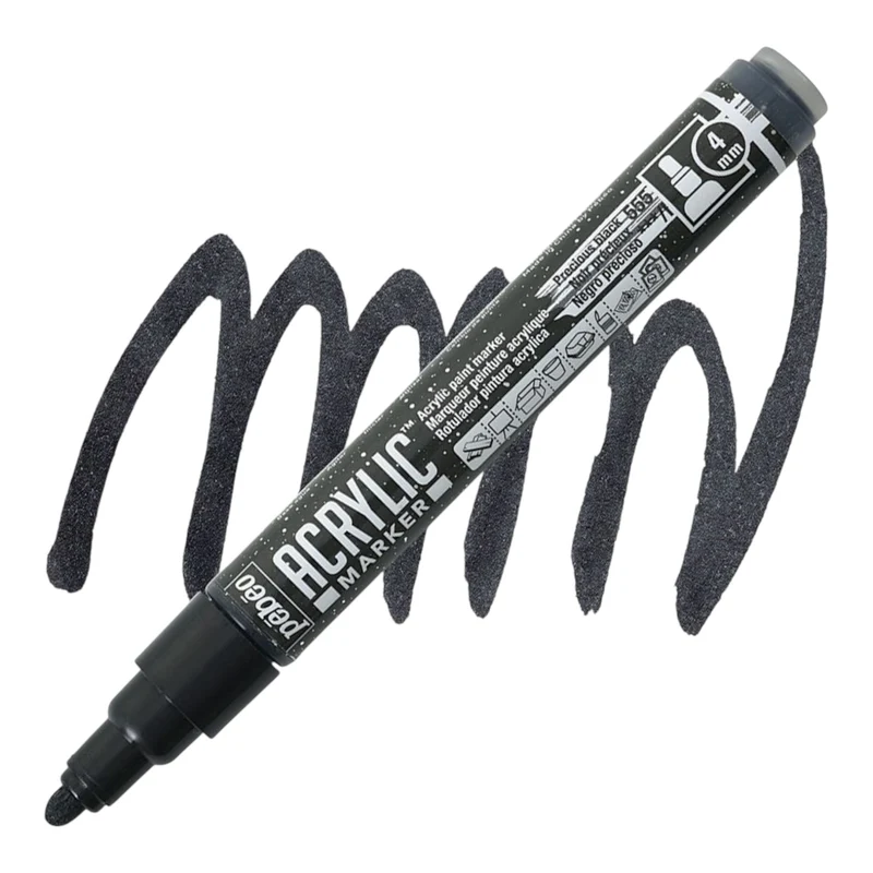 Pébéo Acrylic Marker – Precious Black 55