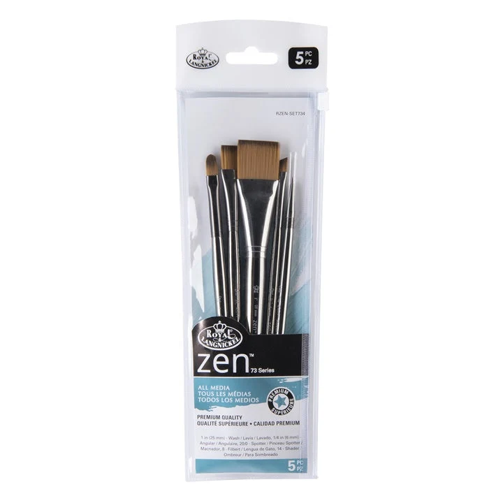 Royal and Langnickel Zen 73 Set of 5 Brushes