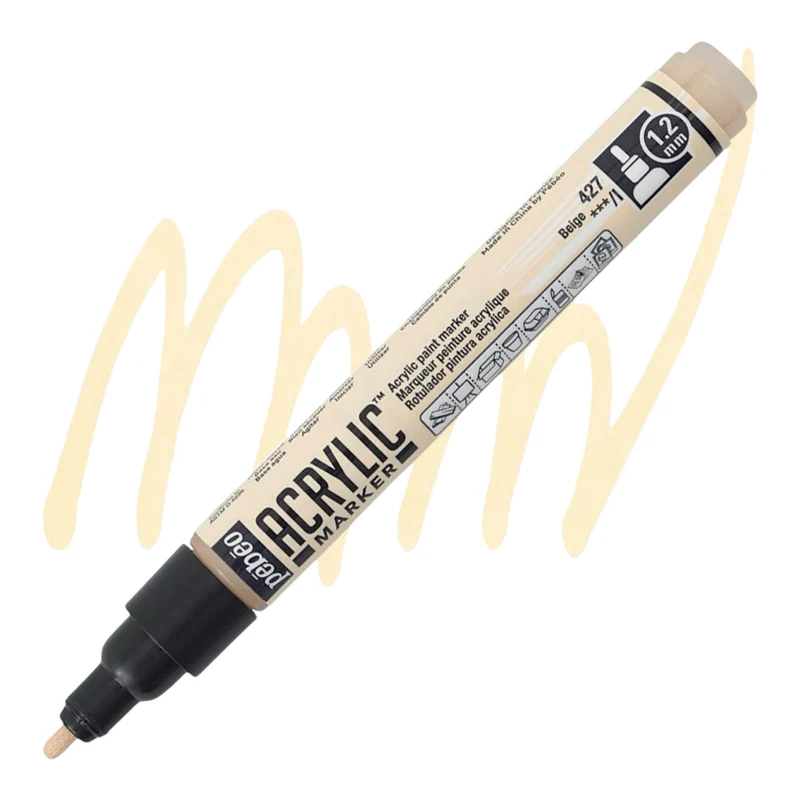 Pébéo Acrylic Marker – Beige 27, 1.2 mm