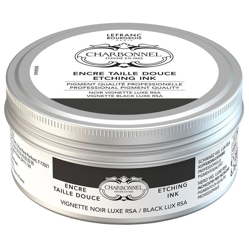 Charbonnel - Etching Ink - 200ml Black Luxe RSA (S2)