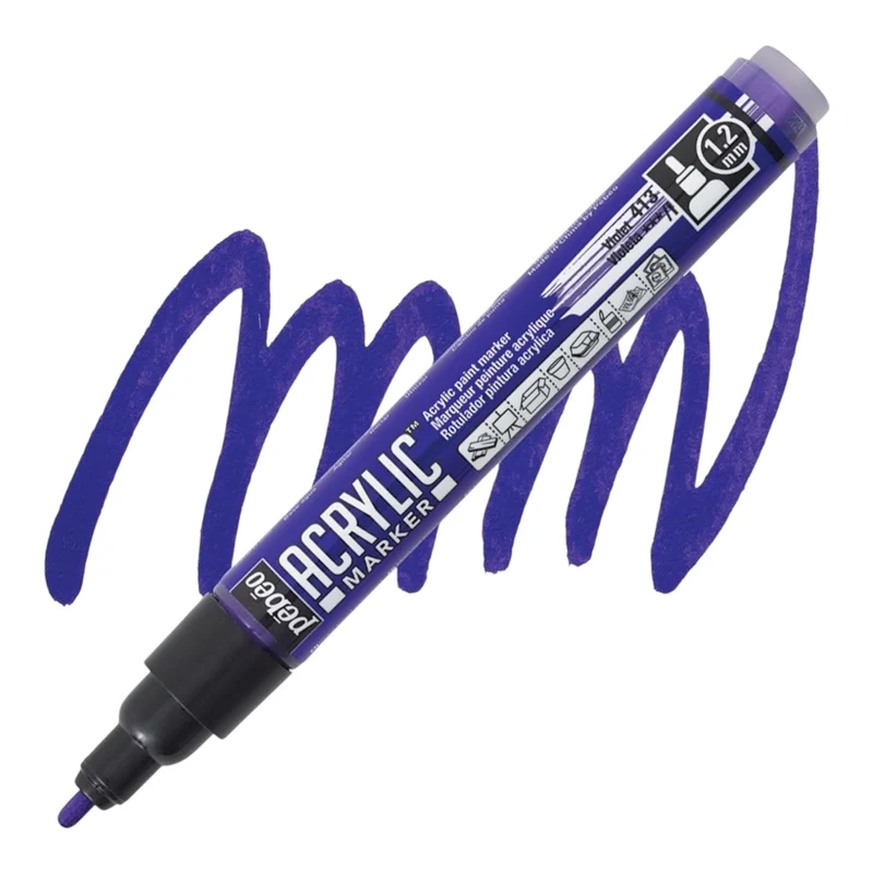Pébéo Acrylic Marker – Violet 13