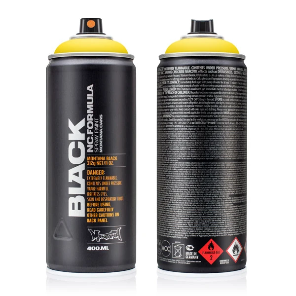 Montana - BLACK - Power Yellow - 400ml (BLK P1000)