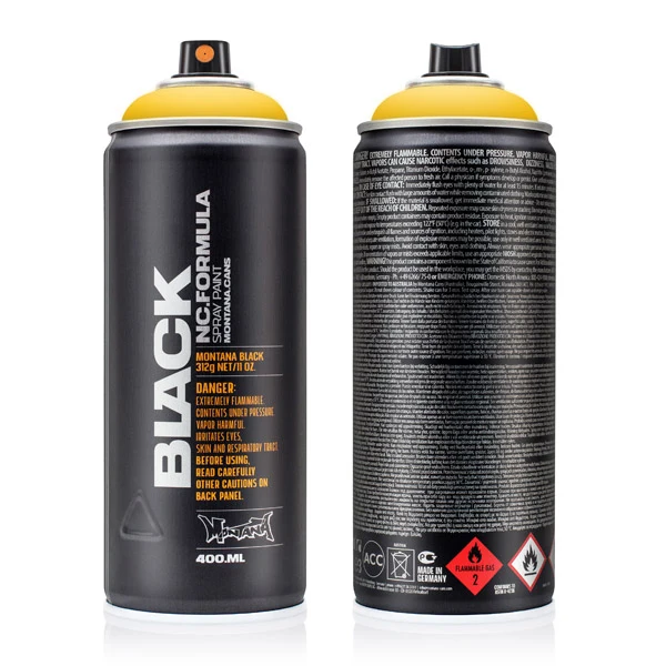Montana - BLACK - Yellow - 400ml (BLK1030)