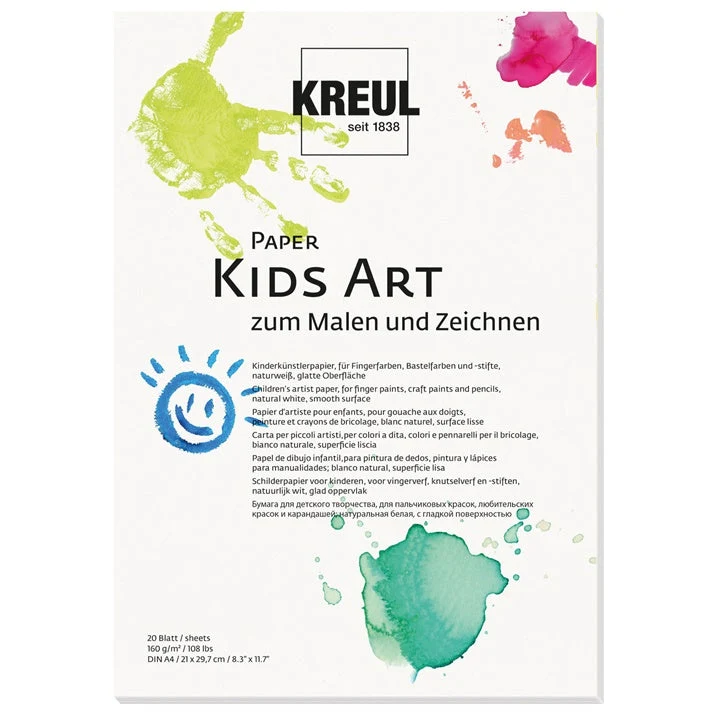 KREUL Art Paper for Kids, 20 Sheets