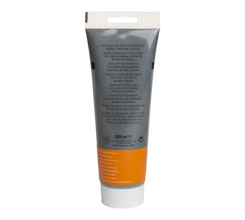 Pébéo Studio Auxiliaries Texture Gel Schwarz Sand Texture Gel