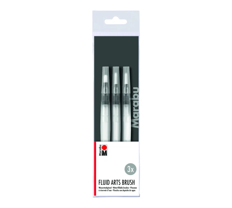 Marabu Fluid Arts Brush, Wasserpinsel Set