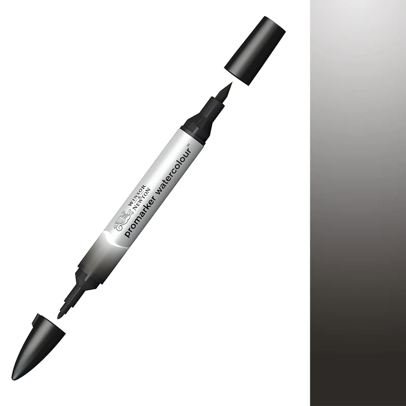 Winsor & Newton - Promarker Watercolour - Lamp Black 337