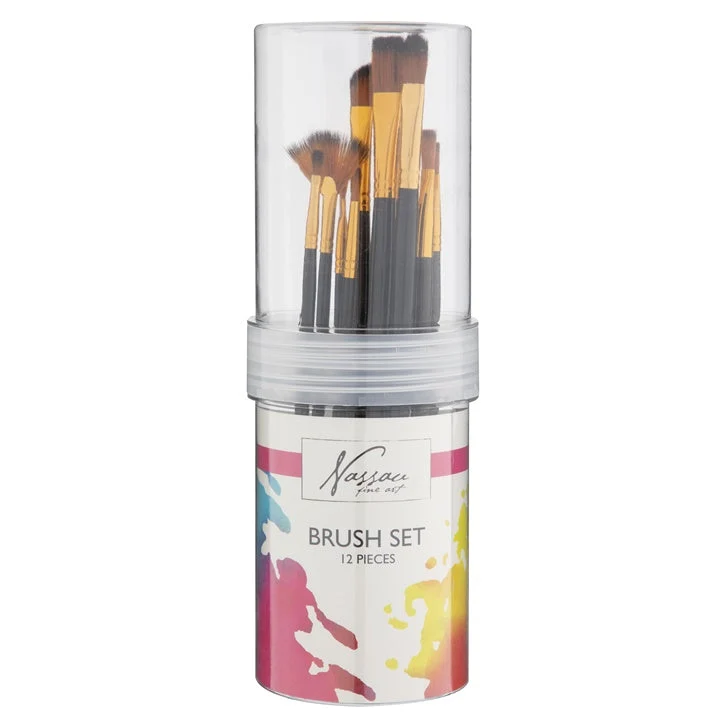 Nassau Brush Set in Plastic Case
