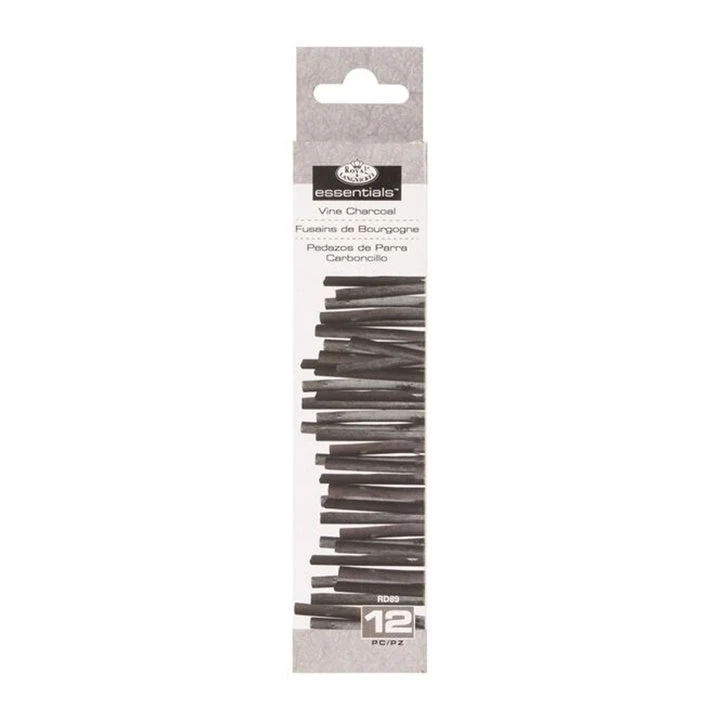 Royal & Langnickel Natural Vine Charcoal, Set of 12