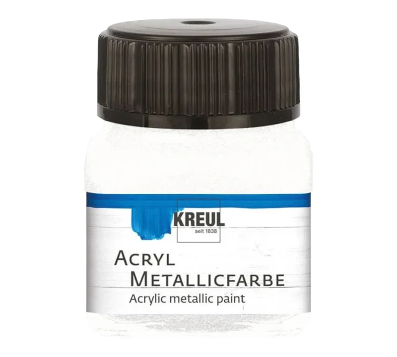 Kreul Acryl Metallicfarbe Perlmutt Weiss 77279