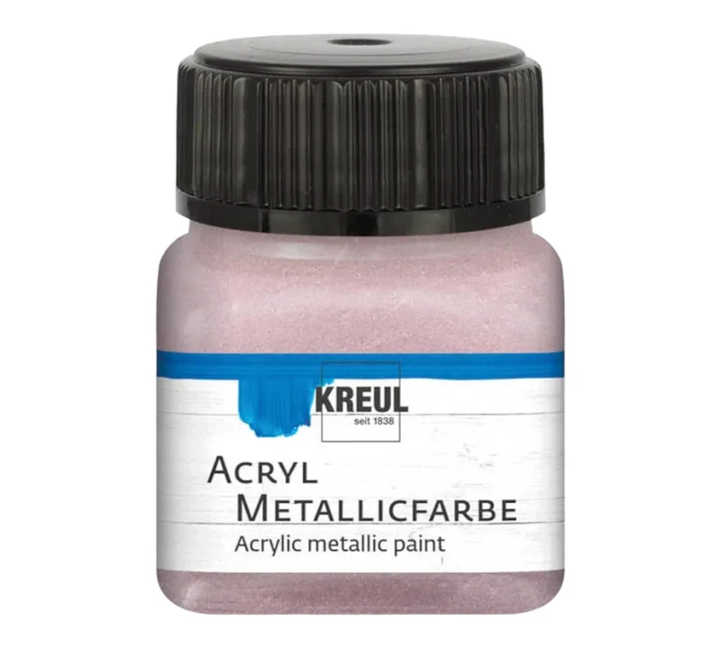 Kreul Acryl Metallicfarbe Rosegold 77286