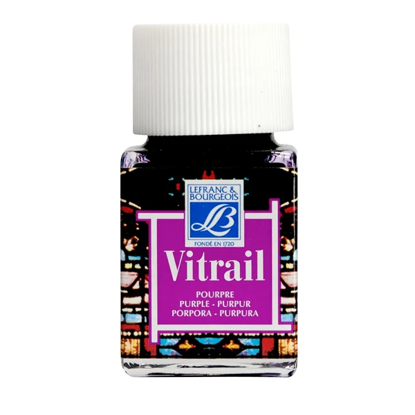 Lefranc & Bourgeois - 50ml Purple - L&B Vitrail Glass & Tile Paint