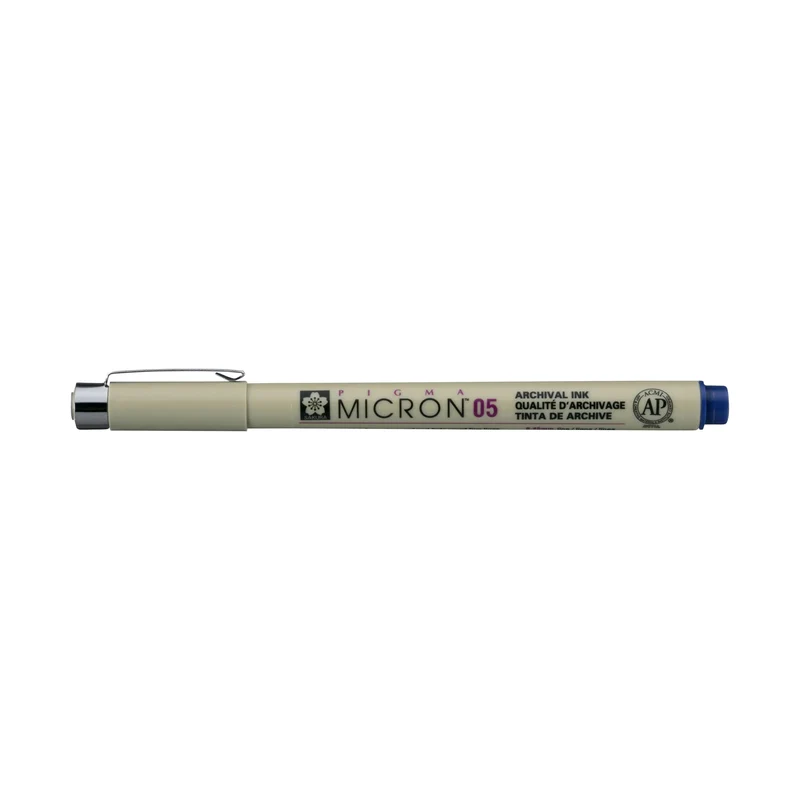 Sakura Pigma Micron 05 Fineliner, 0.45 mm, Set of 6 Colors