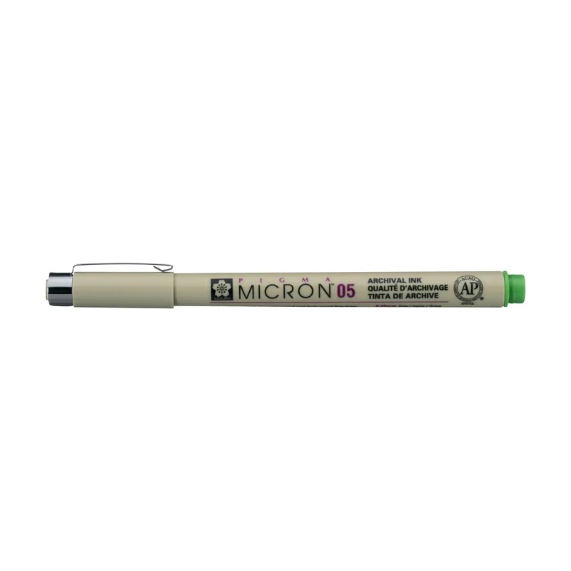 Sakura Pigma Micron 05 Fineliner, 0.45 mm, Set of 6 Colors