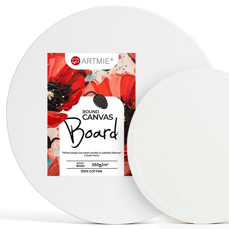 ARTMiE Round Canvas Board