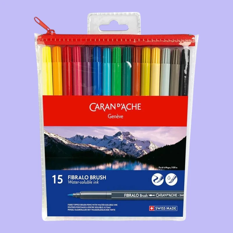 Fibralo® Brush – 15 Farben Set