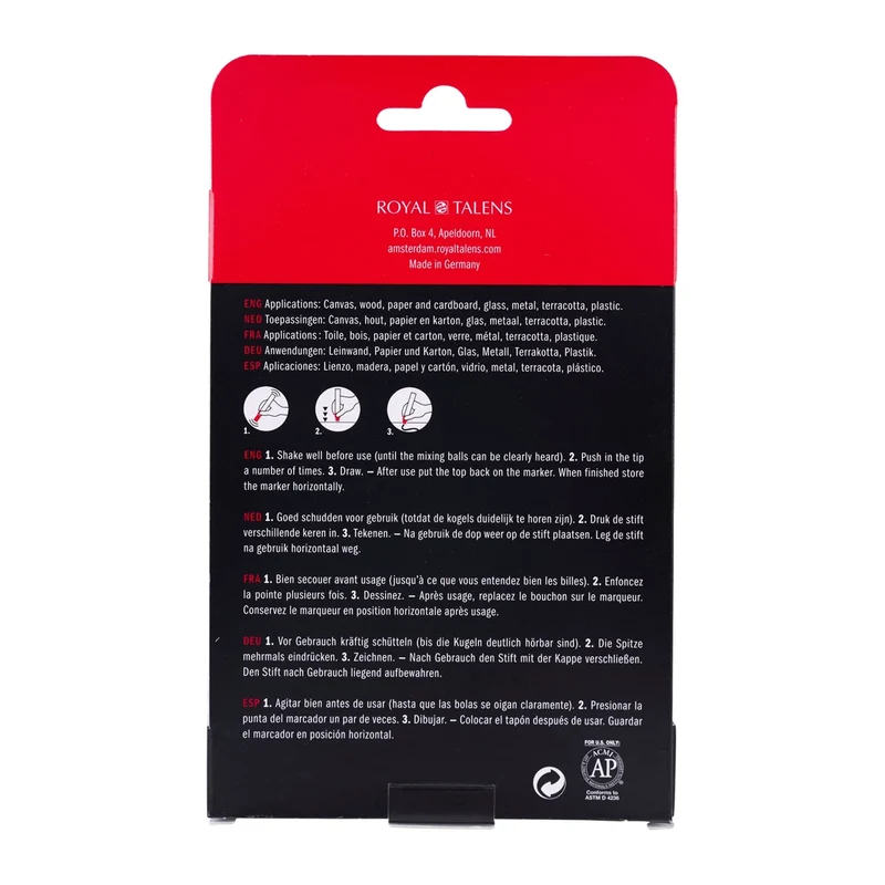 Amsterdam Acrylmarker Reflexset | 4 Farben