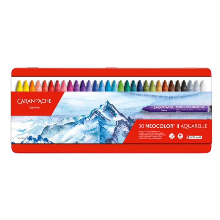 Caran d'Ache Neocolor ™ II Wax Pastell 30 Farben