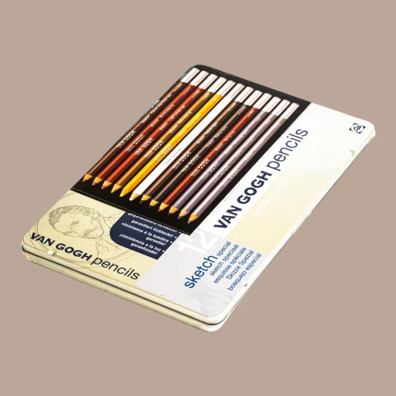 Van Gogh Sketch Graphit-Farbstifte Set – 12 Stück