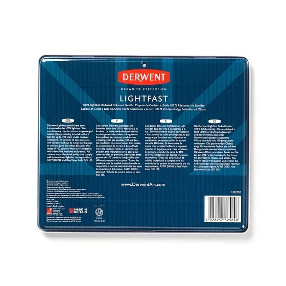 Derwent Lightfast Buntstifte 24er Metallkasten