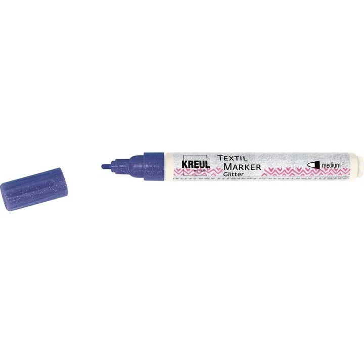 Kreul Medium Glitter Fabric Paint Pens
