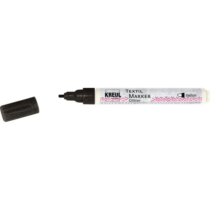 Kreul Medium Glitter Fabric Paint Pens