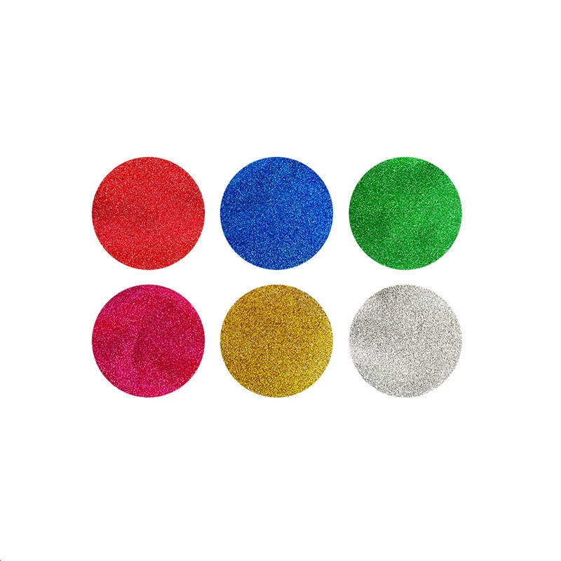 Creall Glitzerfarben-Set – 6 × 250 ml, Farbmix