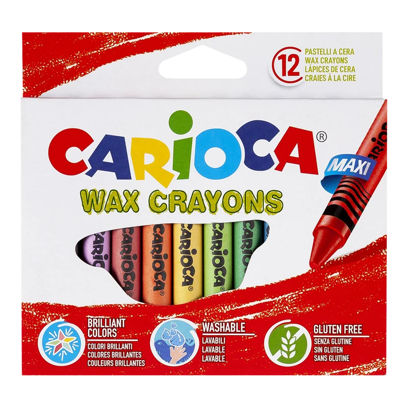 Carioca voskovky Maxi, 12 ks