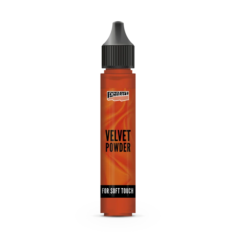 Pentart Samtpulver – Orange, 4 g