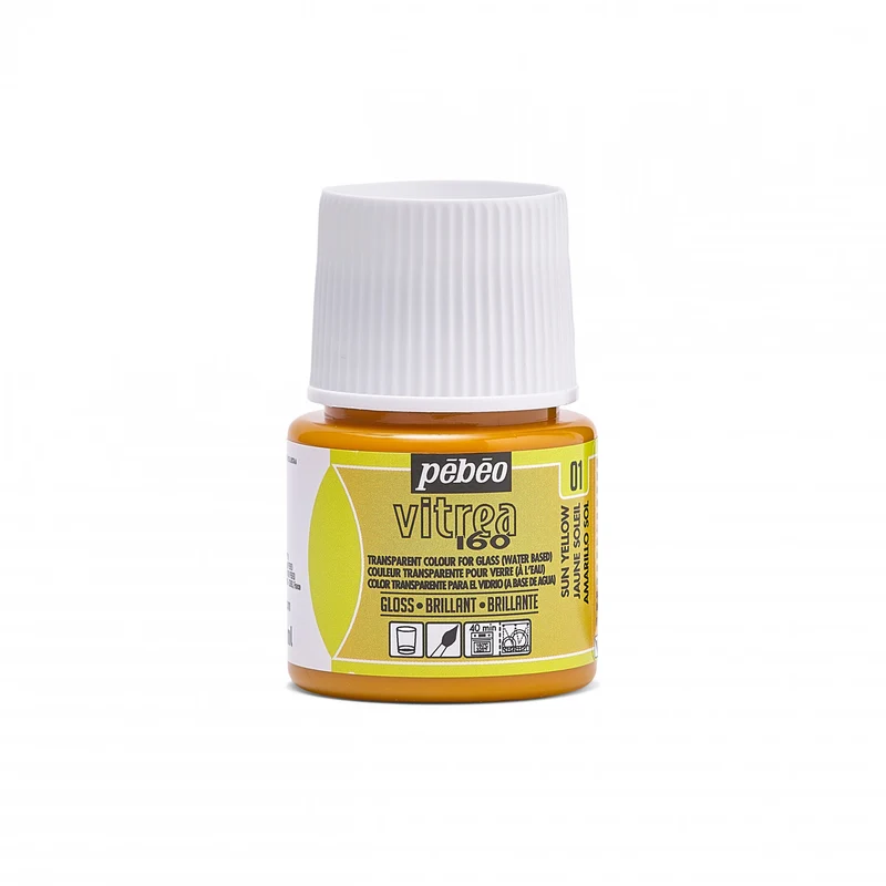 Boja za vitraj za staklo Pebeo Vitrea 160 sjajna 45 ml