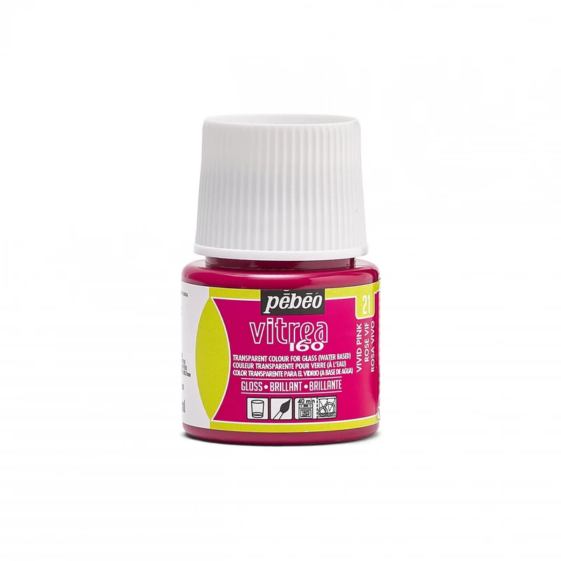Boja za vitraj za staklo Pebeo Vitrea 160 sjajna 45 ml