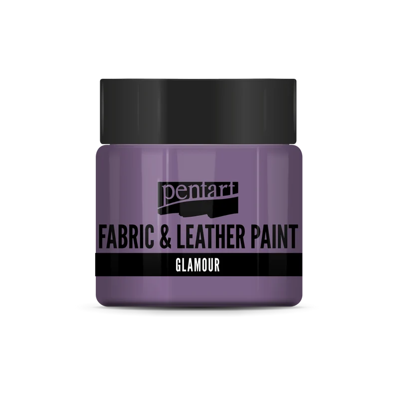 Pentart glamour χρώμα για ύφασμα και δέρμα 50 ml