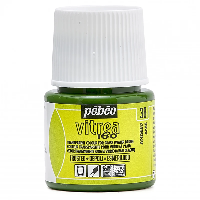 Pebeo Vitrea 160 colore per vetro effetto vetrata 45 ml
