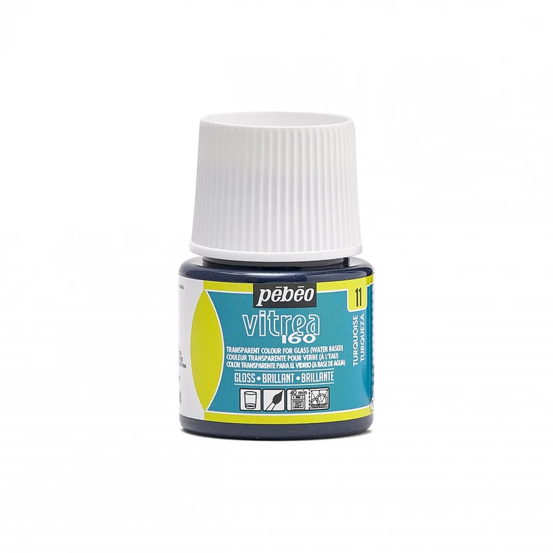 Χρώμα βιτρό για γυαλί Pebeo Vitrea 160 γυαλιστερό 45 ml