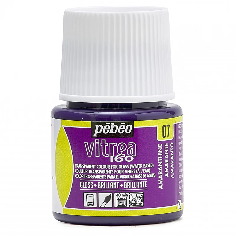 Χρώμα βιτρό για γυαλί Pebeo Vitrea 160 γυαλιστερό 45 ml