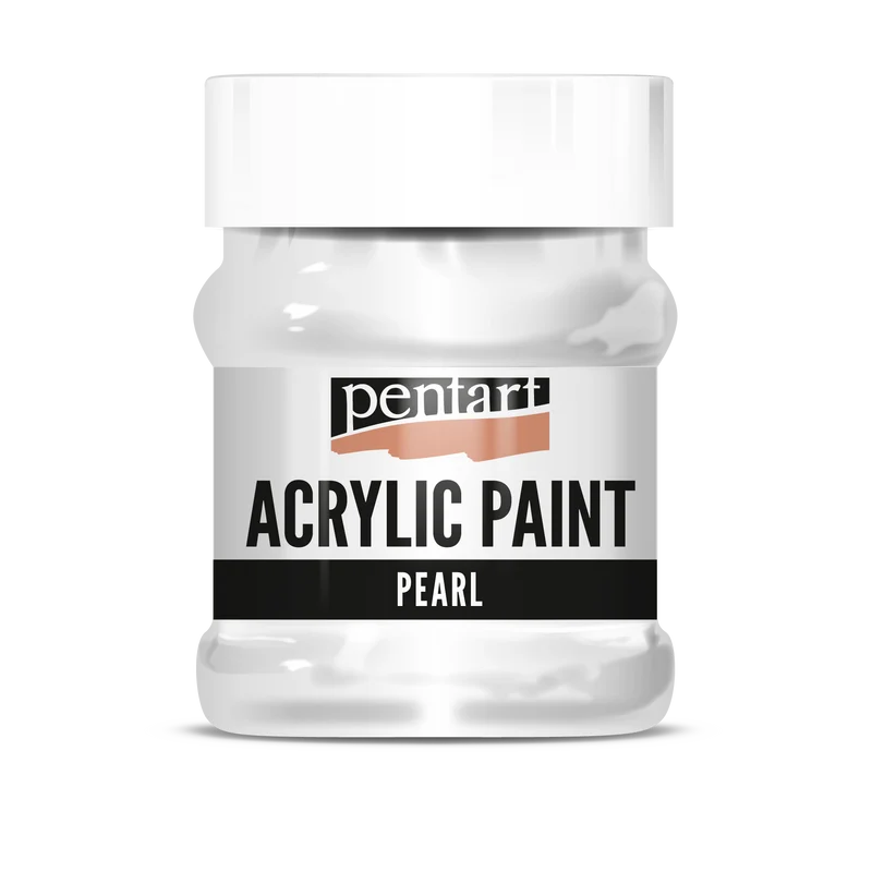 Pentart Perlglanz-Acrylfarbe 230 ml - Weiß