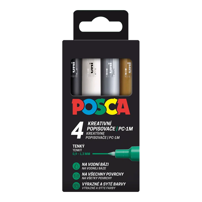 Комплект маркери Posca микс от цветове