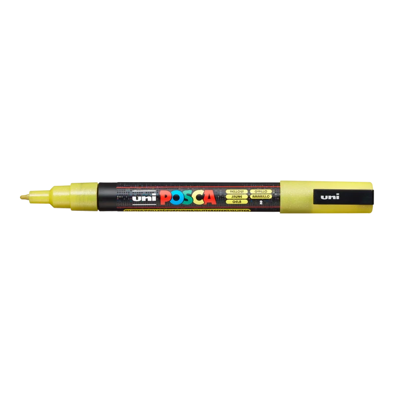 Posca marker PC-3ML, 0,9–1,3 mm, z bleščicami