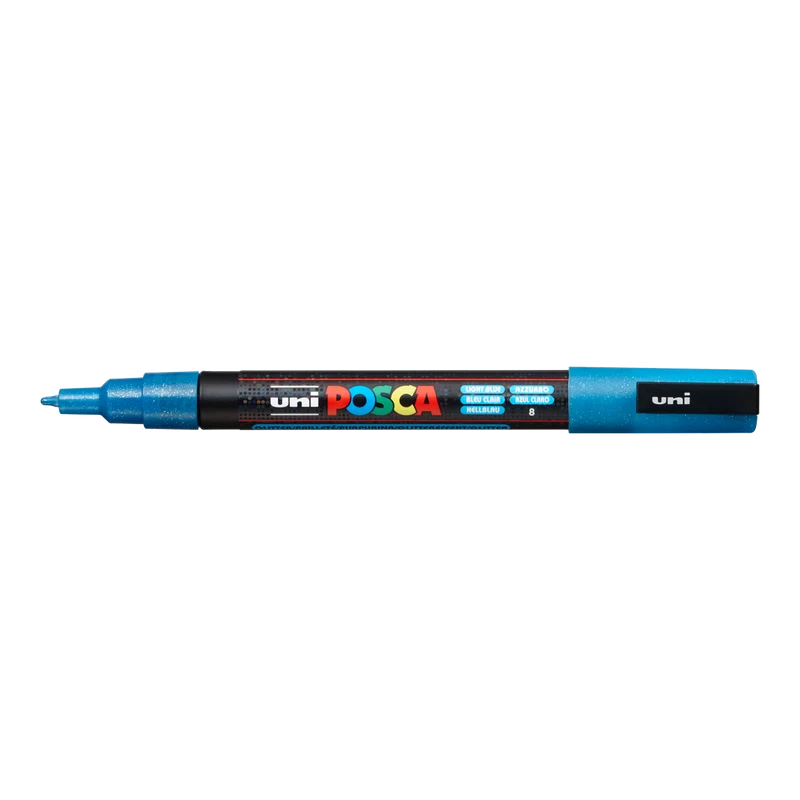 Акрилен маркер Posca PC-3ML, 0,9 - 1,3 mm, брокатен