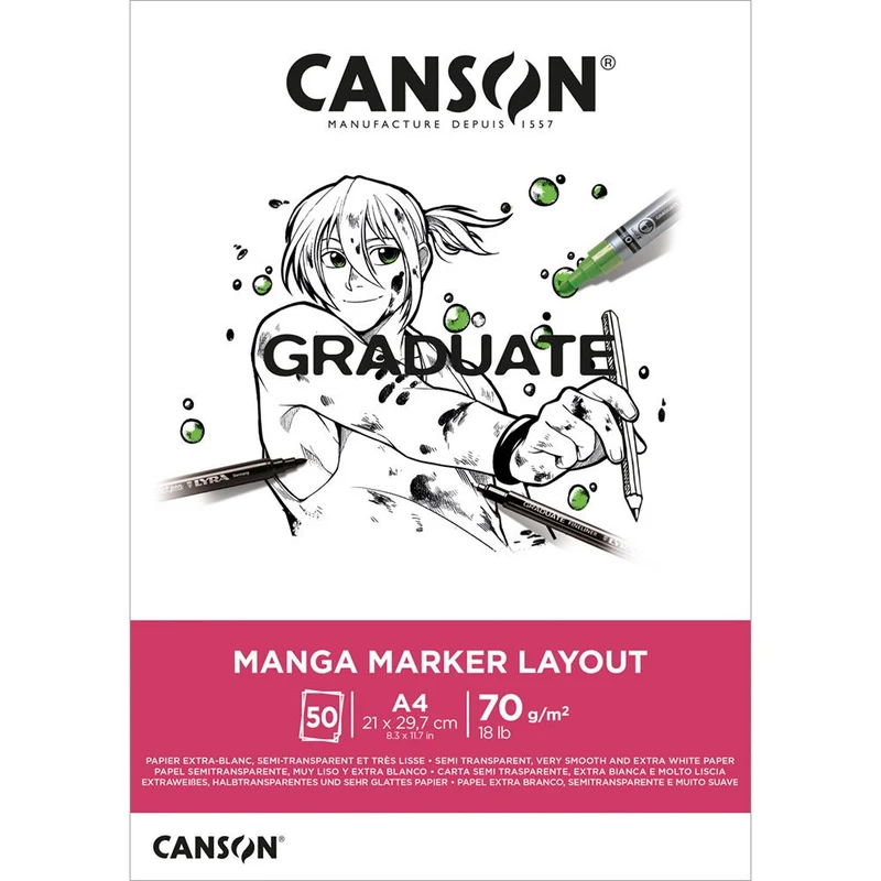 Canson Graduate Manga blocco 200 g/m²